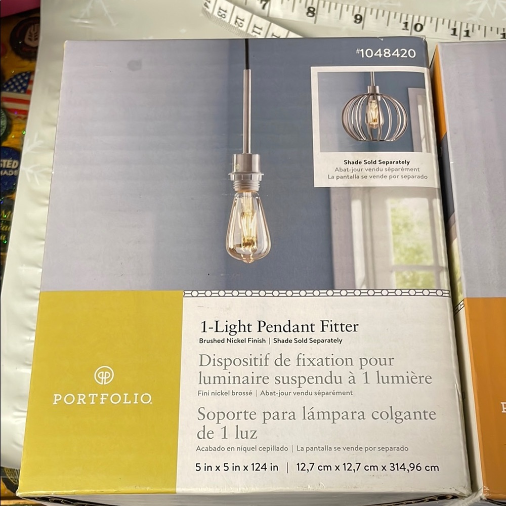 Brushed Nickel Pendant Fitter